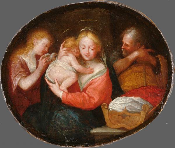 Sainte Famille - Entourage du Parmigianino (Francesco Mazzola) 1503-1540