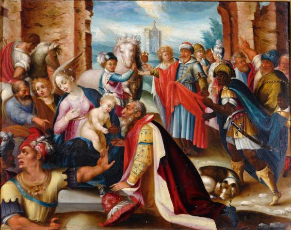 Adoration des Mages - Joseph Heintz le vieux (entourage)