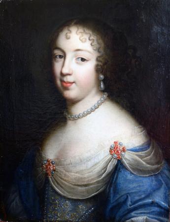 Portrait de Marie-Louise Pot de Rhodes duchesse de Vitry - Attribué à Charles Beaubrun 1604 - 1692